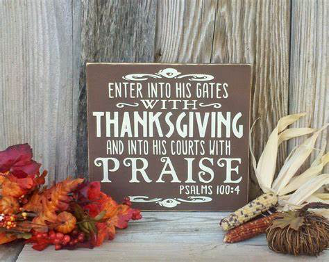 Enter His Gates With Thanksgiving